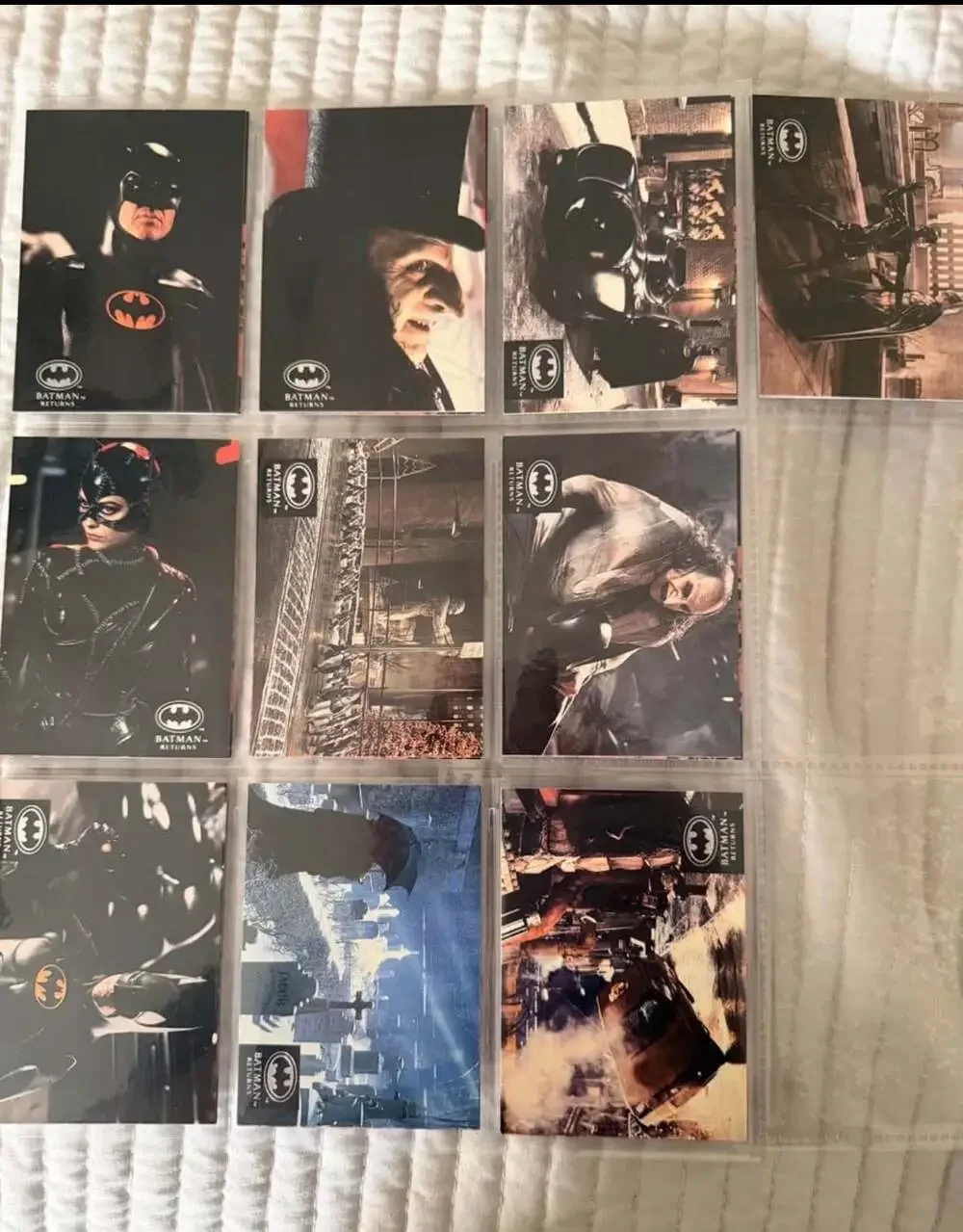 1992 Topps Batman Returns Stadium Club Movie Trading Card Collection